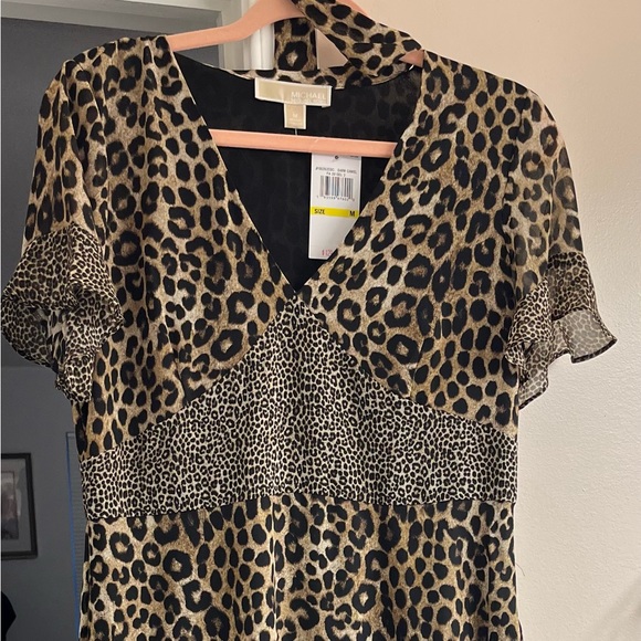 Michael Kors multi-pattern leopard print dress - Picture 6 of 6